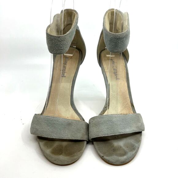 Jeffrey Campbell Lindsay Ankle Strap Suede Sandal Women's 6.5 US - Picture 4 of 10